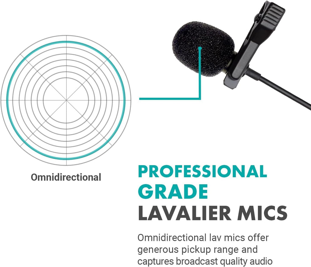 Movo VersaLav-V2 Lav Universal Mic Set