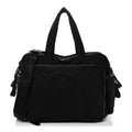 Nylon Quilted Diaper Tote Bag Black