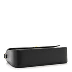 Box Calfskin 30 Montaigne Avenue East West Mini Bag Black