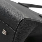 Grained Calfskin Soft Margaux 10 Bag Black