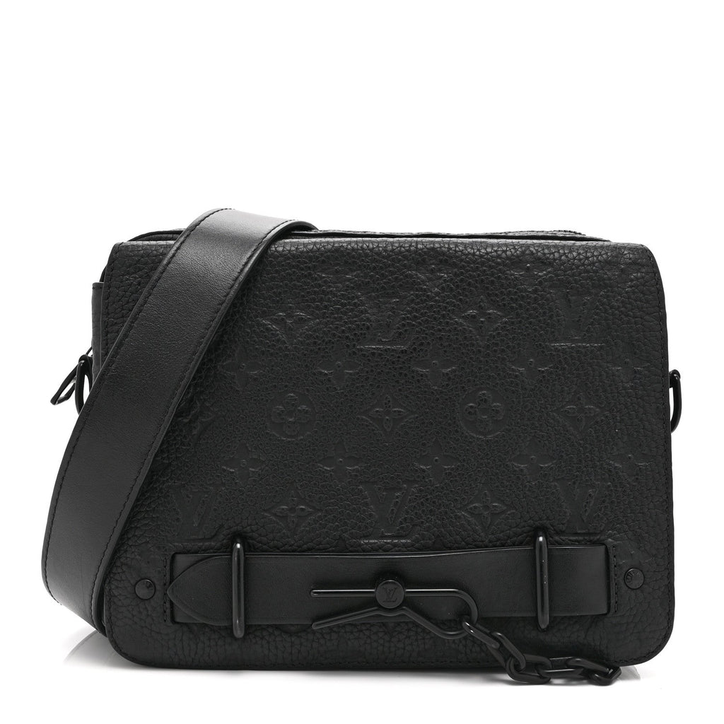 Taurillon Monogram Steamer Messenger Black