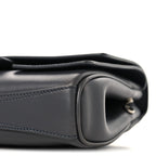 Smooth Calfskin Small Bel Air Clutch On Strap Grey
