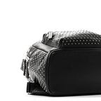 Calfskin Studded Small Stark Backpack Black