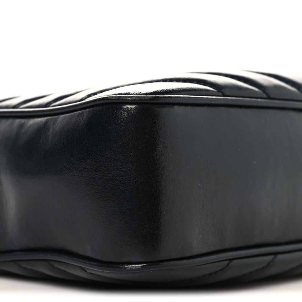 Calfskin Matelasse Monogram Lou Camera Bag Black