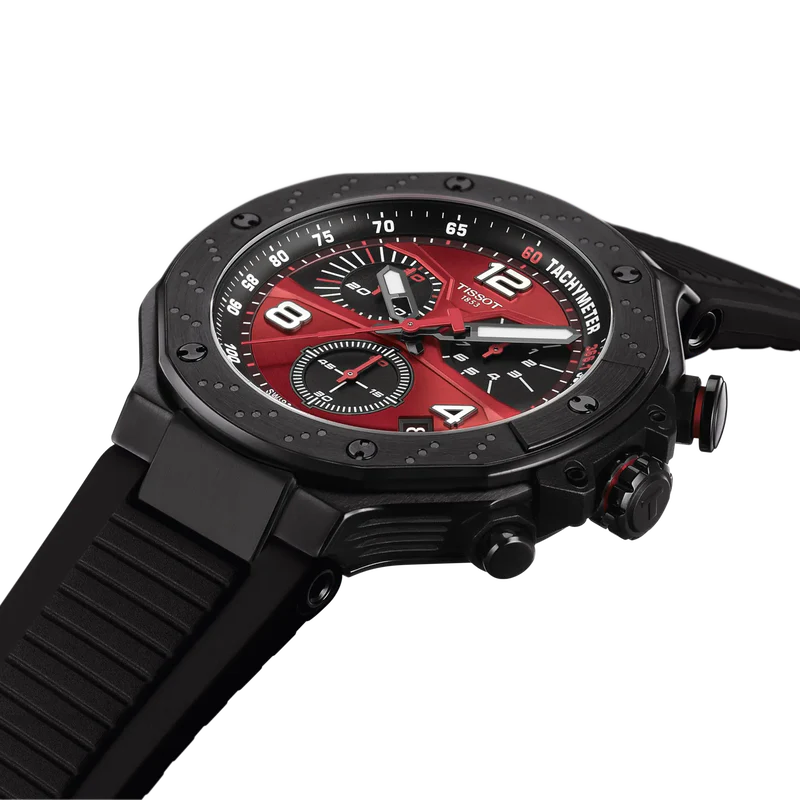 T-Race MotoGP 2026 | 45mm, Rubber, Red Dial