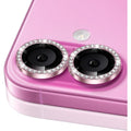 Entronix Camera Lens Protector Compatible with iPhone 17 - Luxury Diamond Metal Cover