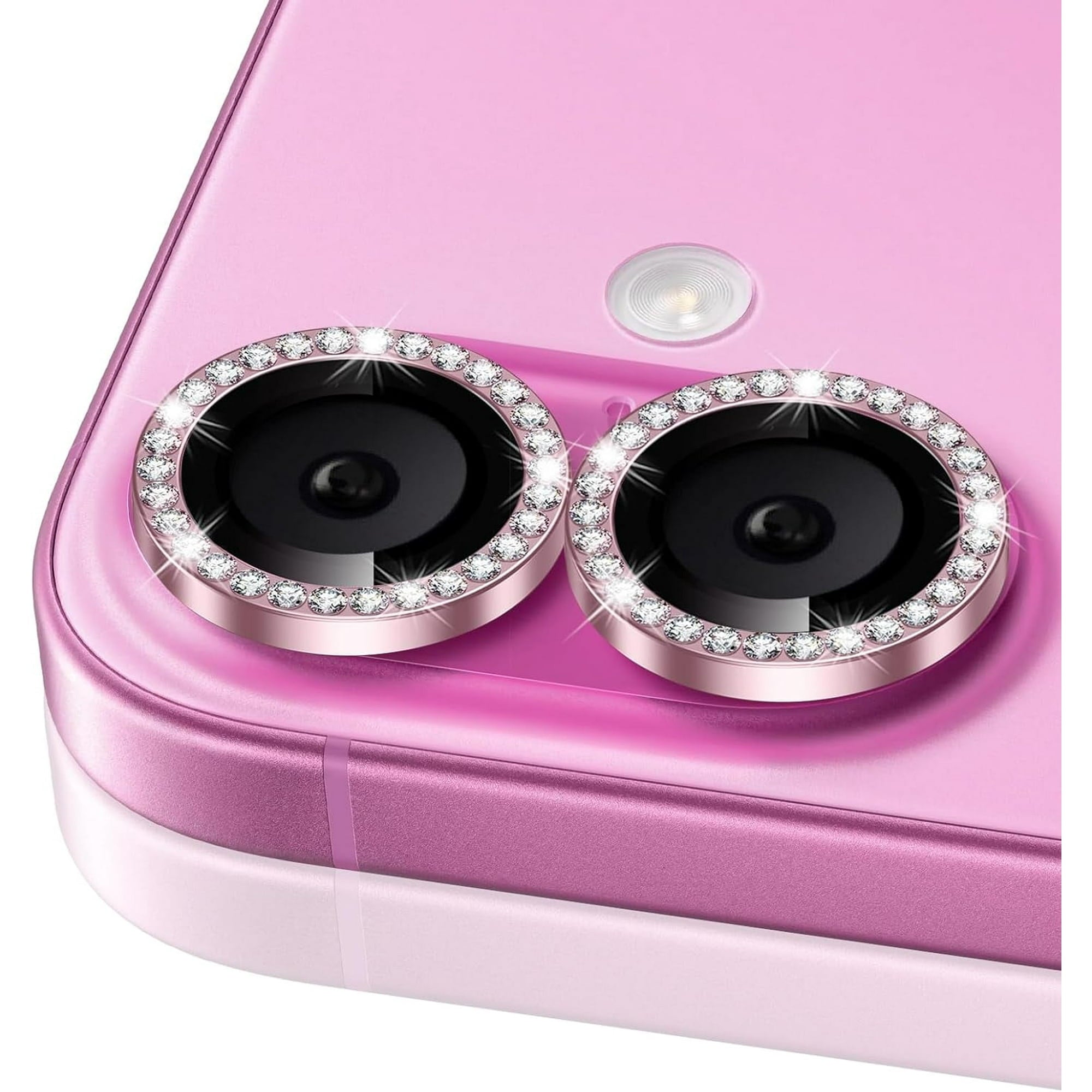 Entronix Camera Lens Protector Compatible with iPhone 17 - Luxury Diamond Metal Cover