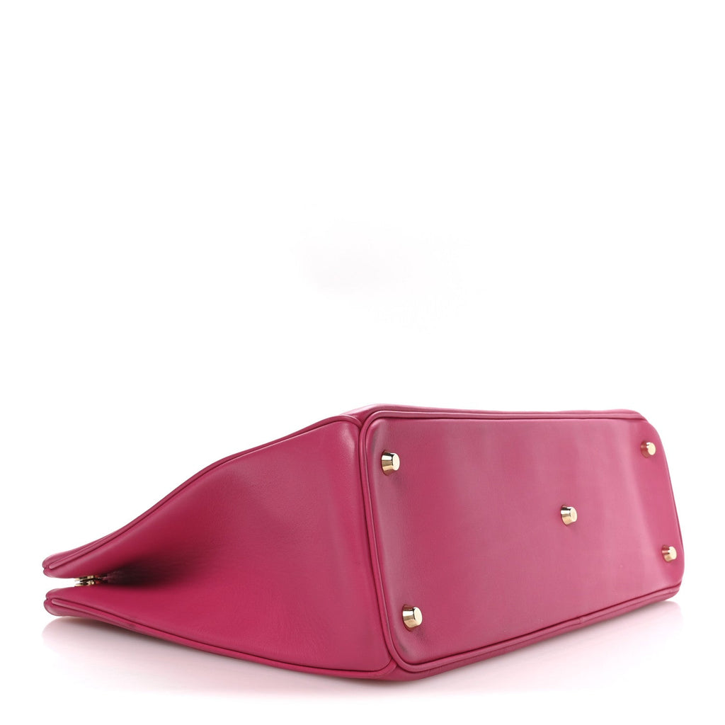 Smooth Calfskin Large Diorissimo Tote Fuchsia