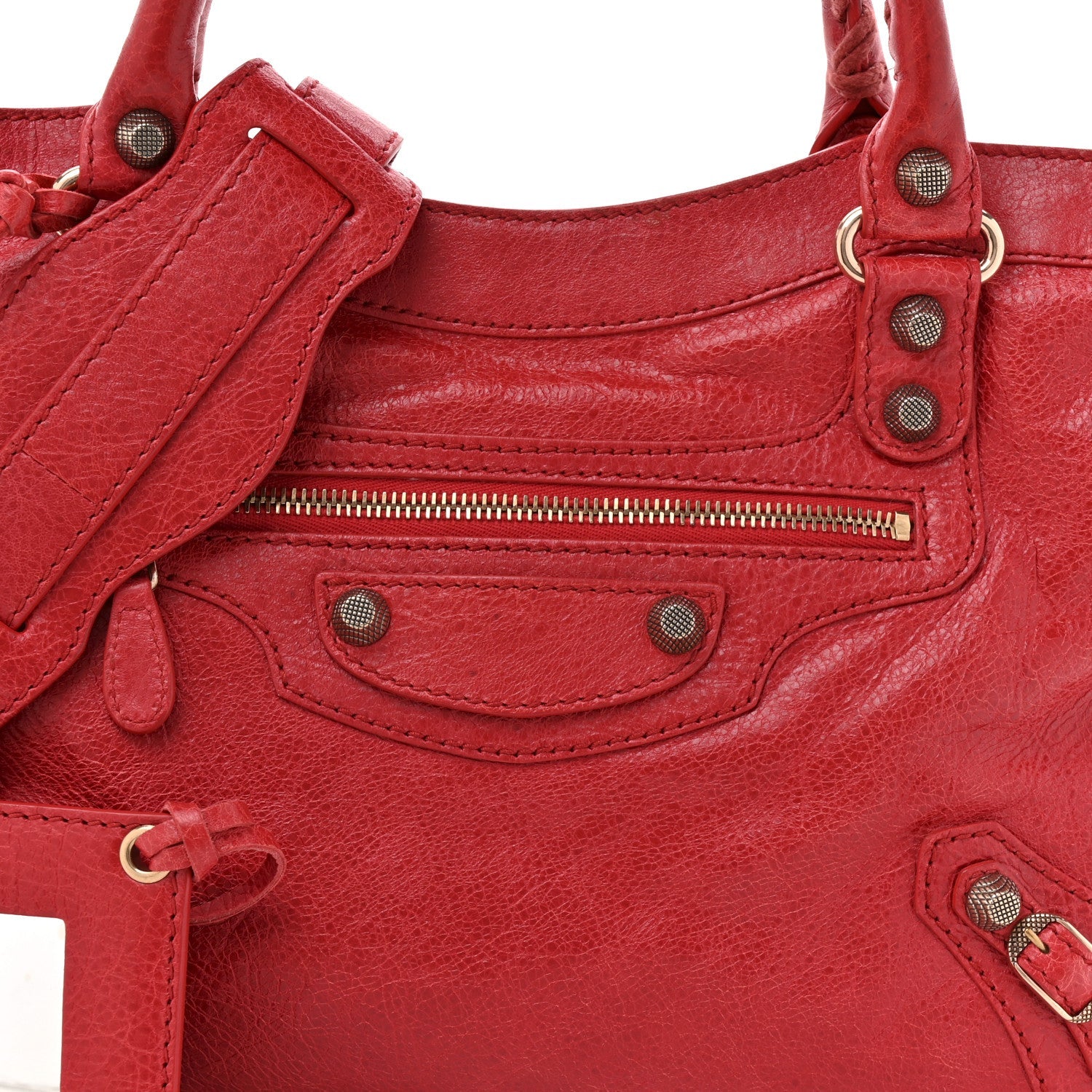 Agneau Giant 12 Rose Gold Hardware Town Rouge Coquelicot