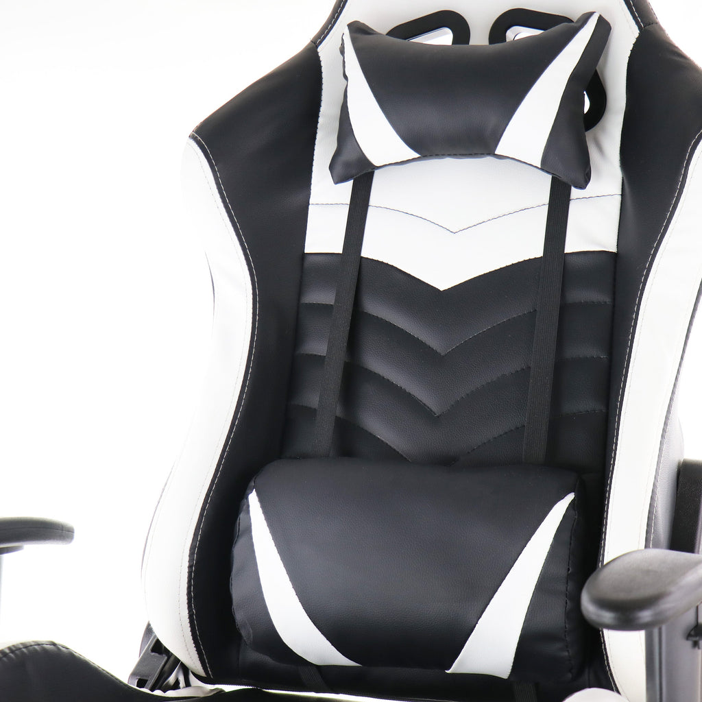 Gaming Chair in Black and White