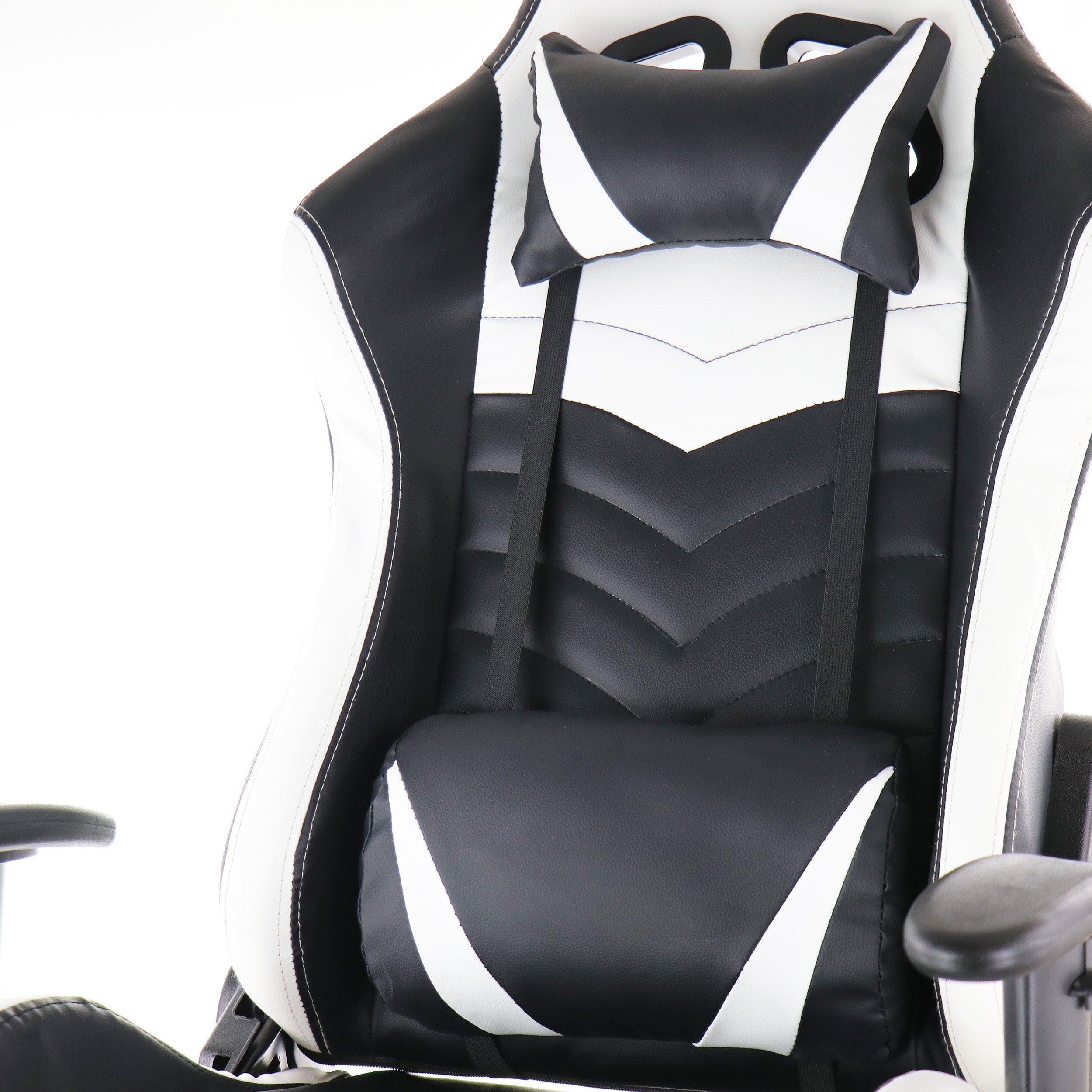 Gaming Chair in Black and White