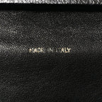 Caviar Quilted Kisslock Shoulder Bag Black