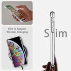 Entronix Case Compatible with iPhone XS Max - [Hard Back] Thick Clear