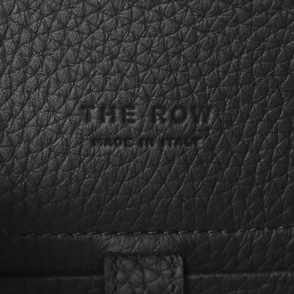 Grained Calfskin Soft Margaux 10 Bag Black