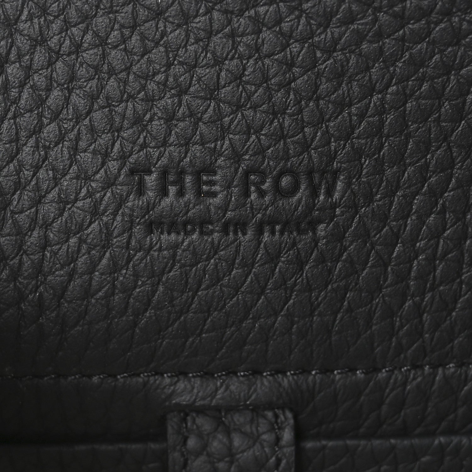 Grained Calfskin Soft Margaux 10 Bag Black