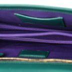 Calfskin Large Serpenti Forever Top Handle Emerald Green