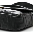 Nappa FF 1974 Embossed Baguette Black