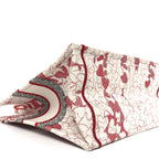 Canvas Embroidered Medium Dioramour D-Royaume Book Tote Red Multicolor