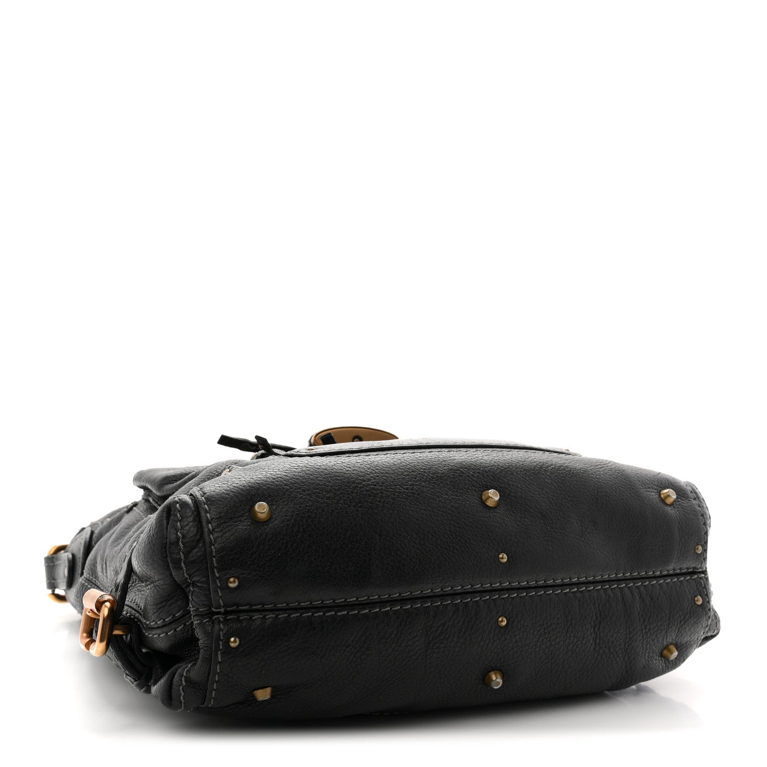 Calfskin Paddington Hobo Black