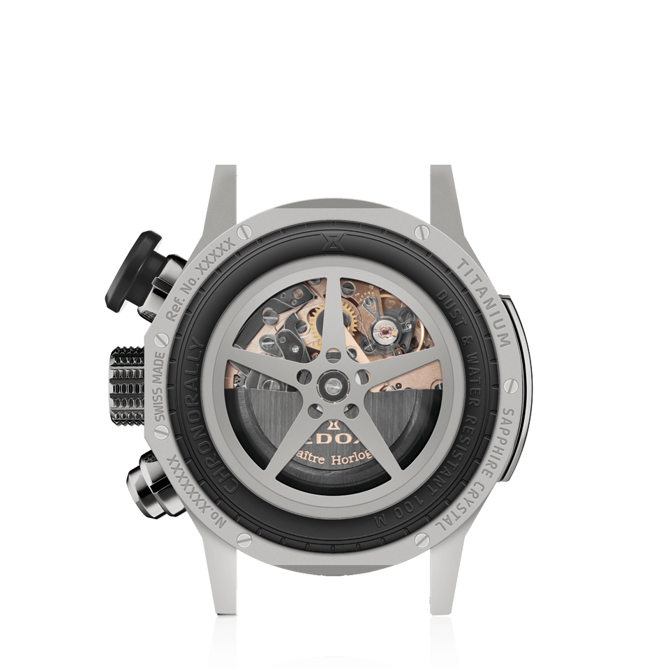 Edox Chronorally Automatic Men's Brown Watch