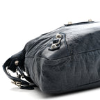 Agneau Giant 12 Silver Hardware Town Bleu Obscur