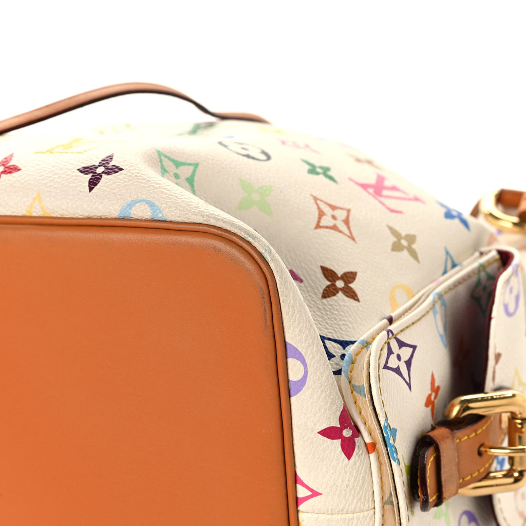 Monogram Multicolor Petit Noe White