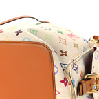 Monogram Multicolor Petit Noe White