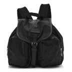 Nylon Monogram Medium Light Single Buckle Backpack Black