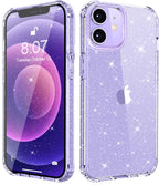 Entronix Case Compatible with iPhone 11 - [Hard Back] Glitter Clear