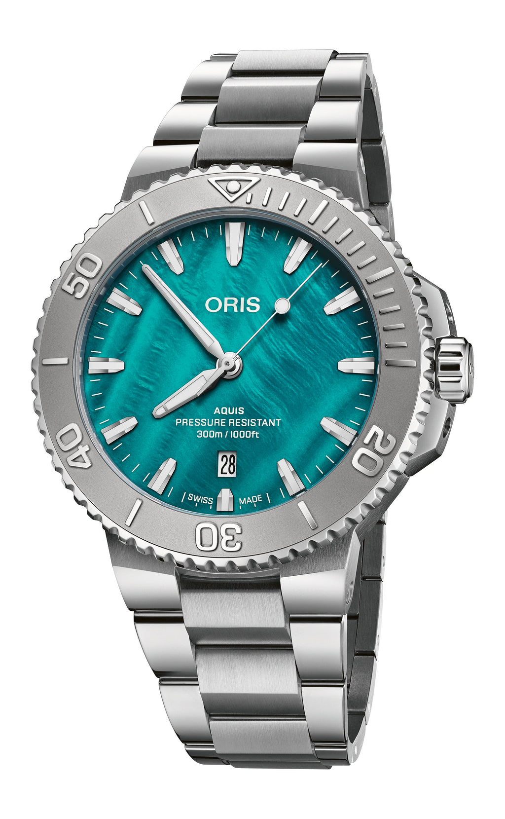 New York Harbor Limited Edition II | 43mm, Stainless Steel and Rubber Strap, Green Dial