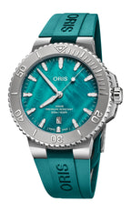 New York Harbor Limited Edition II | 43mm, Stainless Steel and Rubber Strap, Green Dial