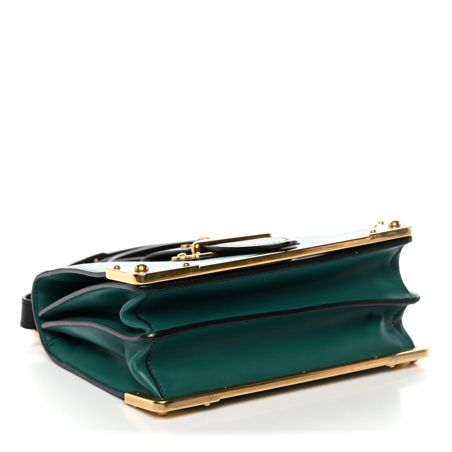 City Calf Saffiano Cahier Bag Biliardo Black