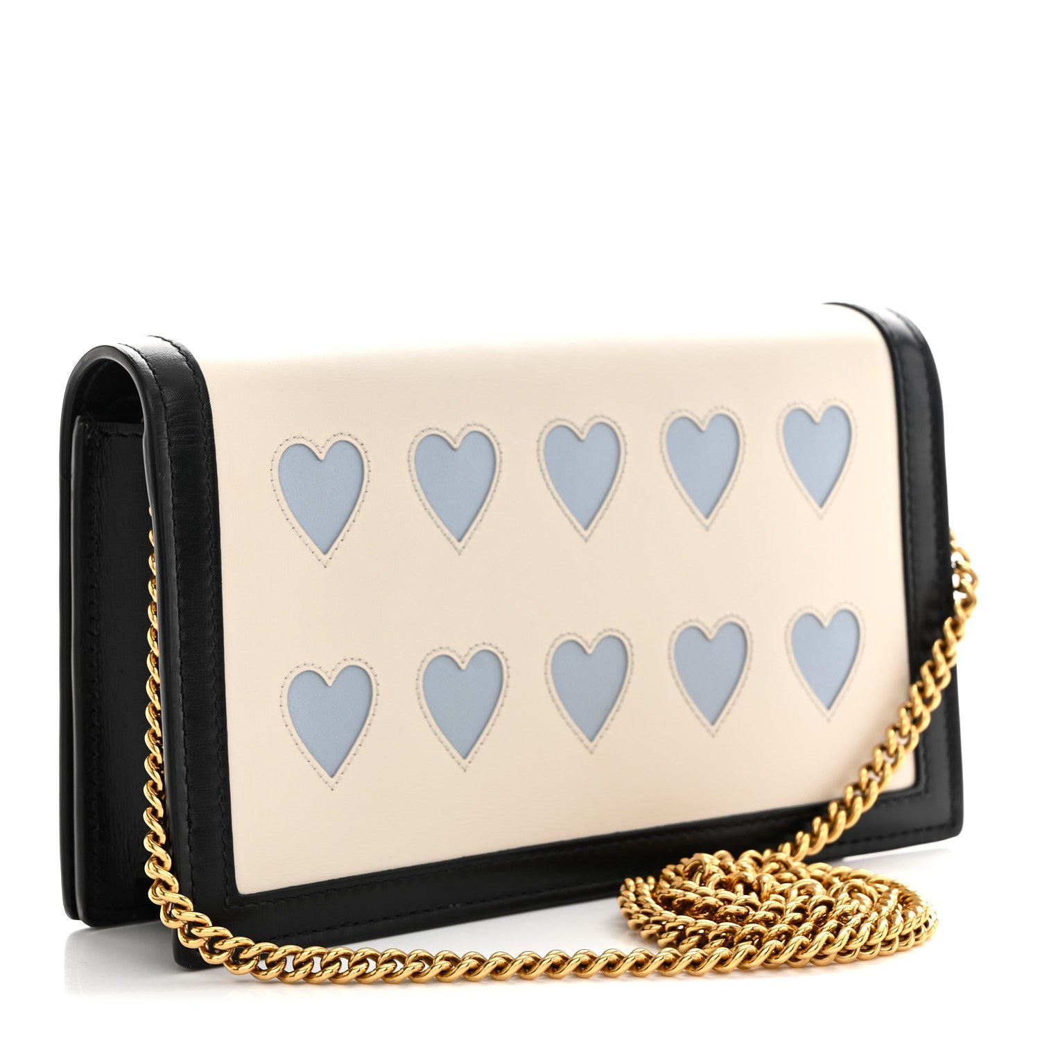 Calfskin Lovelight Mini Diana Chain Bag Mystic White Paradise Cloude