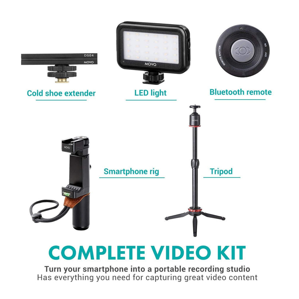 Movo V8 Huge Vlogging Kit for Lightning iPhone