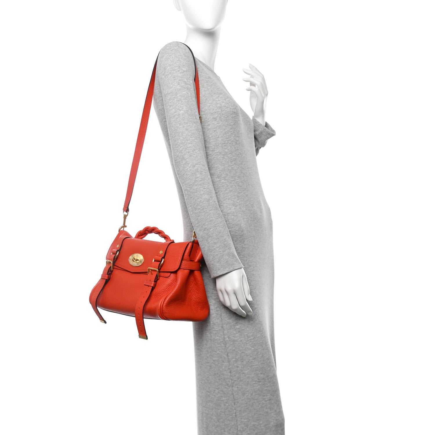 Heavy Grain Medium Alexa Coral Orange