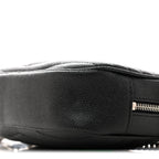 Grain De Poudre Matelasse Monogram Mini Lou Camera Bag Black