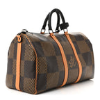 x Nigo Giant Damier Ebene Monogram Keepall Bandouliere 50