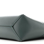 Shiny Calfskin Puzzle Fold Pouch Vetiver