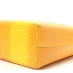 Calfskin Lizard Embossed Medium London Tote Marigold