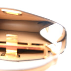 Shiny Nappa Petite Peekaboo I SEE U Satchel Miele Scuro
