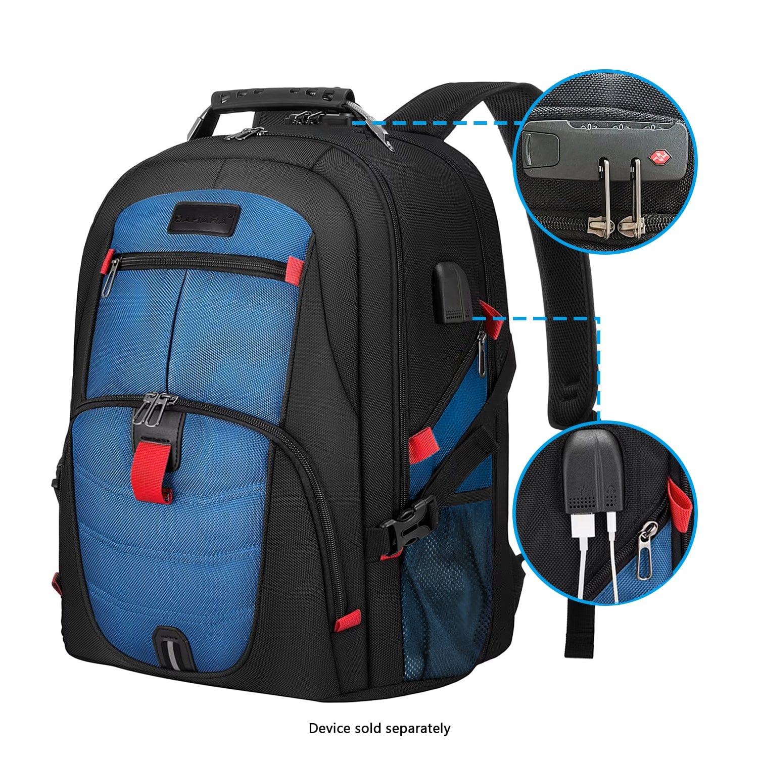 SAHARA - All-in-One Backpack with Anti-Theft lock