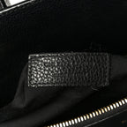 Grained Calfskin Small Supple Sac De Jour Black