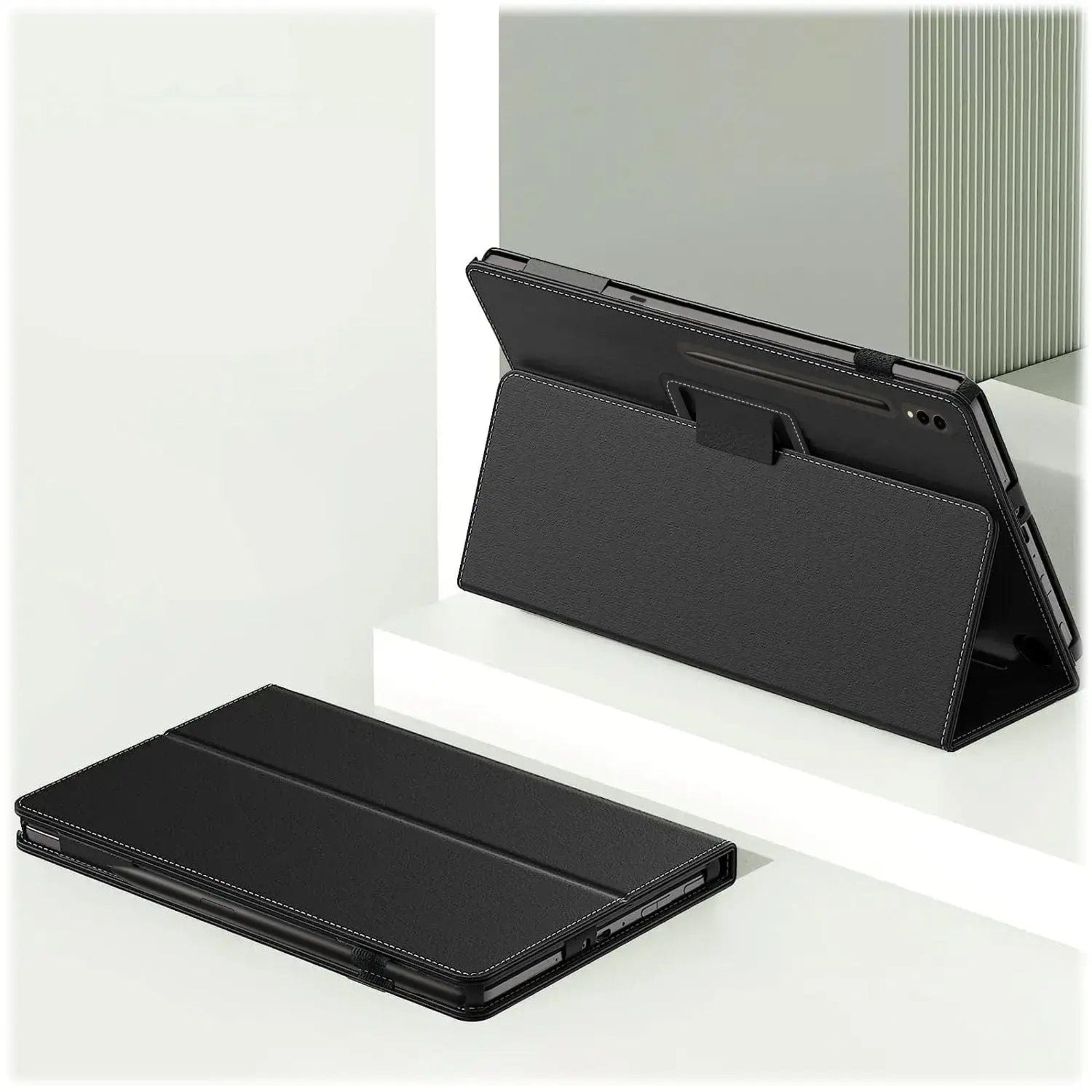 SAHARA - Folio Case for Samsung Galaxy Tab S10 Ultra, Tab S9 Ultra, and Tab S8 Ultra - Black
