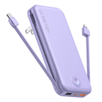12000mAh Portable Power Bank with Built in Cables Mobile Phone Portable Charger Power Phone Charger Backup Battery for IPhone,Andriod Phone, Galaxy Ect.