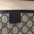 GG Plus Monogram Medium Signature Web Loop Tote Navy