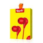 Hey Dr H86 In-Ear Headphones In Red
