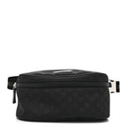 Nylon Monogram Fanny Pack Belt Bag Black