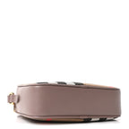Calfskin House Check Large Camera Bag Grey Mink