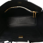 Smooth Calfskin Small Bel Air Carry All Bag Black