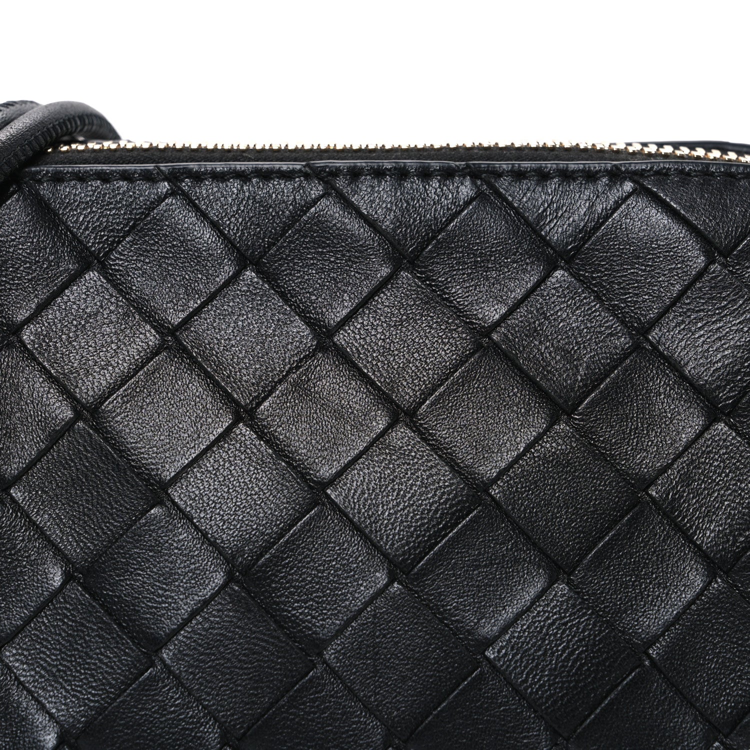 Nappa Intrecciato Concert Pouch Black